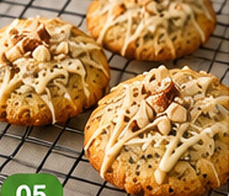Выпеченное маковое печенье на решётке